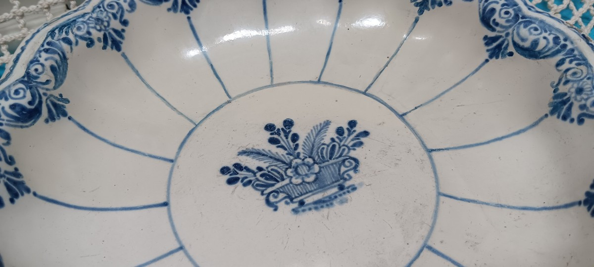 Petit plat/assiette creuse de Lyon - XVIII siècle-photo-2