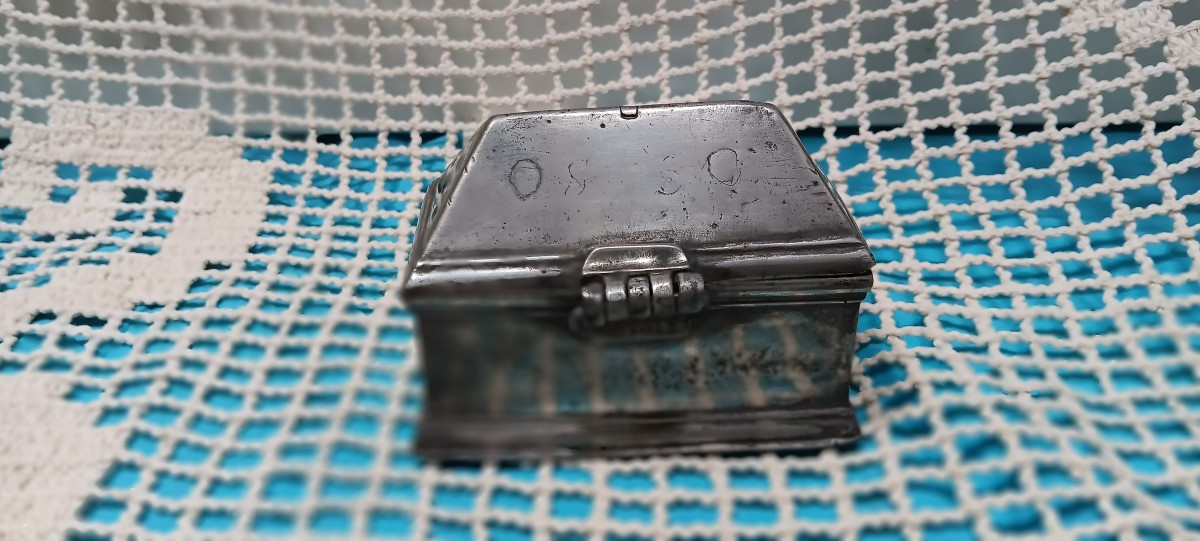 Coffret aux saintes huiles - XVIII siècle-photo-3