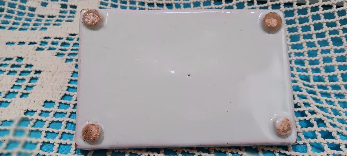 Encrier en faience de LUNEVILLE - début XIX siècle-photo-4