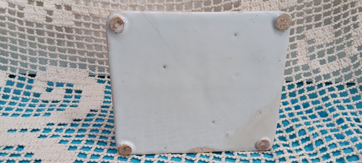 Ecritoire/encrier faience - Fin XVIII, début XIX siècle-photo-2