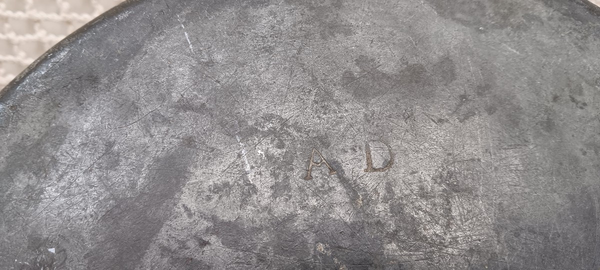 Grande soupière en étain - Début XIX siècle-photo-2