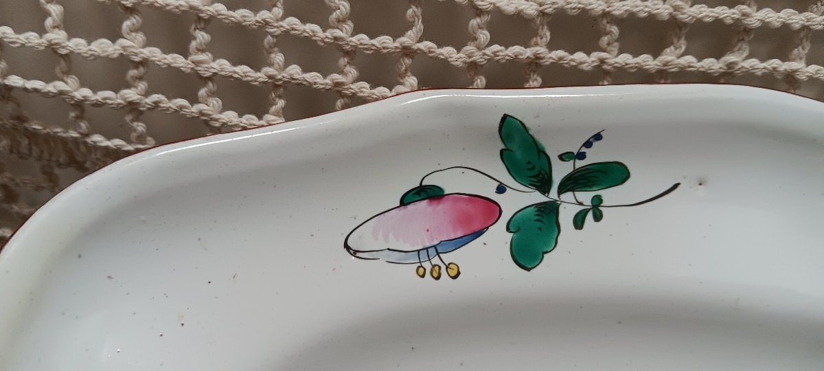 Plat en faience Lunéville - Fin XVIII siècle-photo-1
