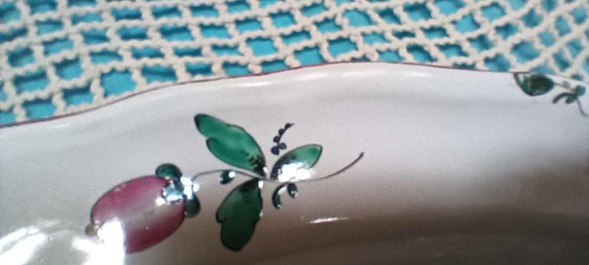 Plat en faience Lunéville - Fin XVIII siècle-photo-4