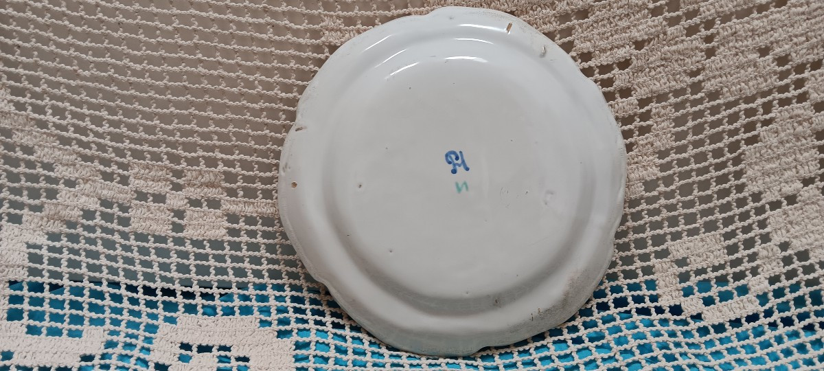 Strasbourg Plate Signed Paul Hannong - 18th Century-photo-2