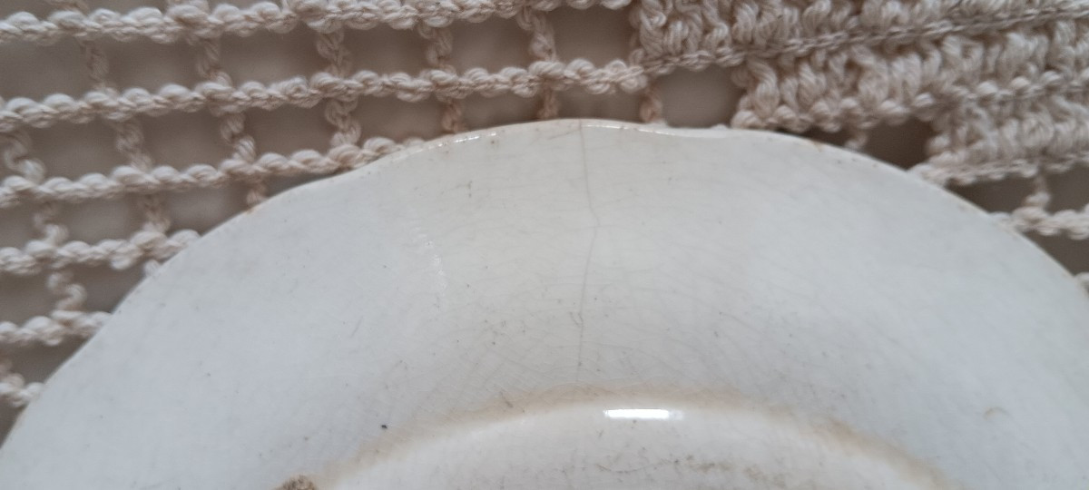 Lot de 4 assiettes de Sarreguemines - Fin XIX siècle-photo-7