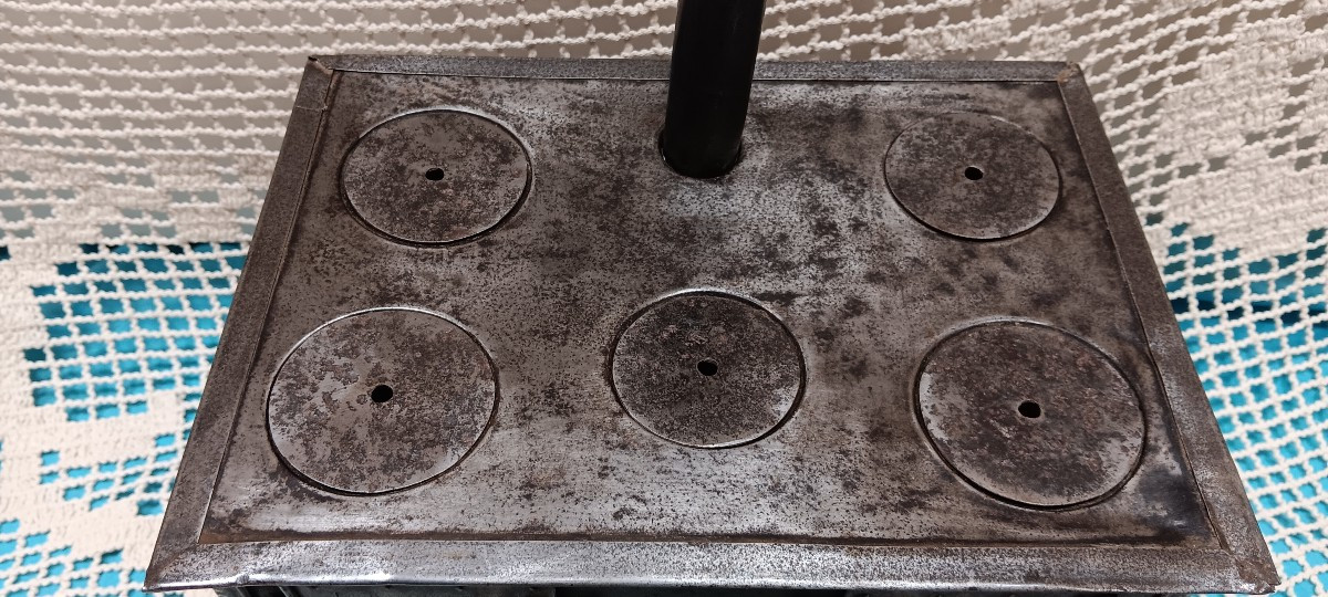 Cuisinière de poupée en tôle-photo-3