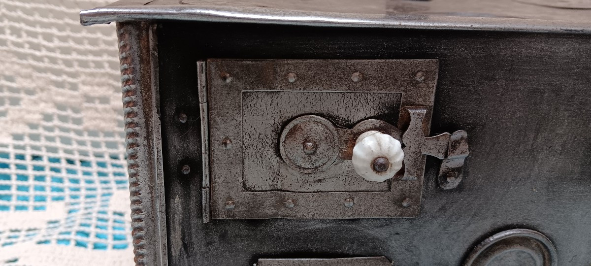 Cuisinière de poupée en tôle-photo-2