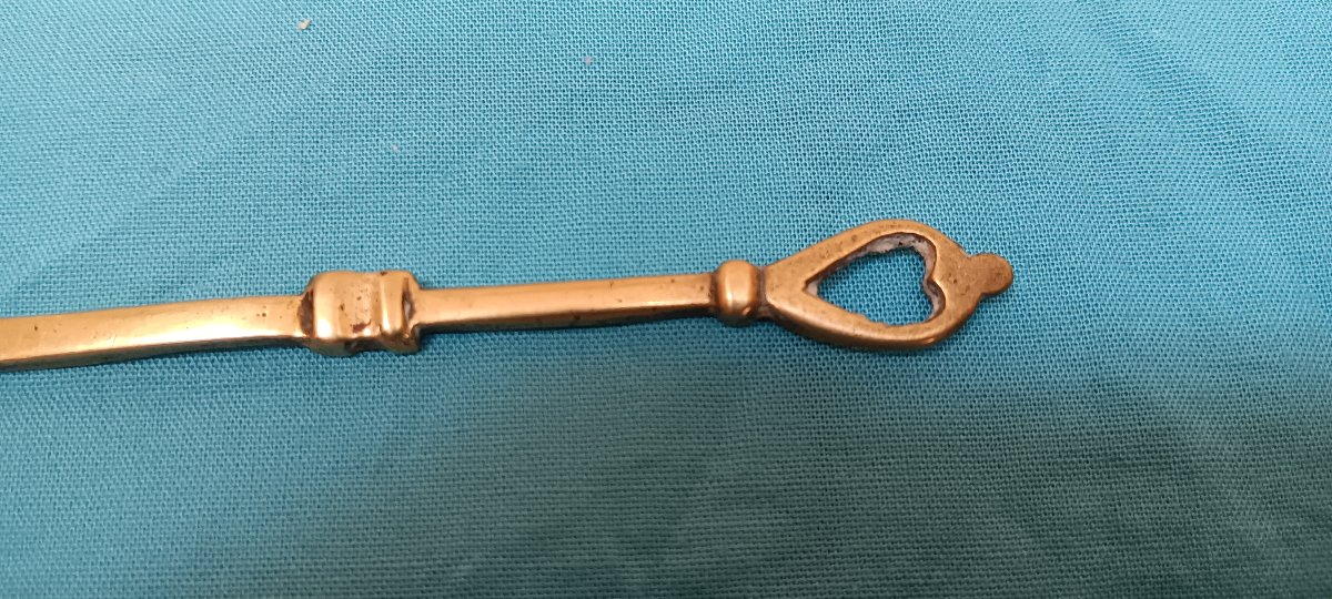 Pelle à couvot en bronze - XVIII ou XIX siècle-photo-4