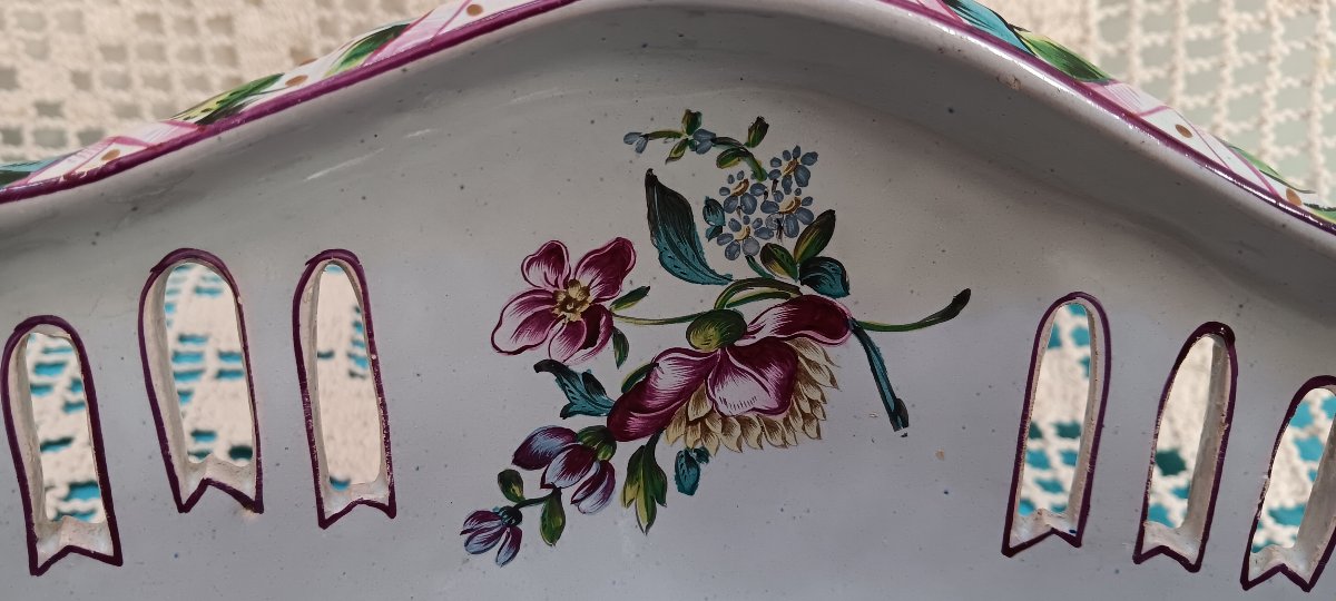Centre de table faience de Saint-Clément - Début XX siècle-photo-5