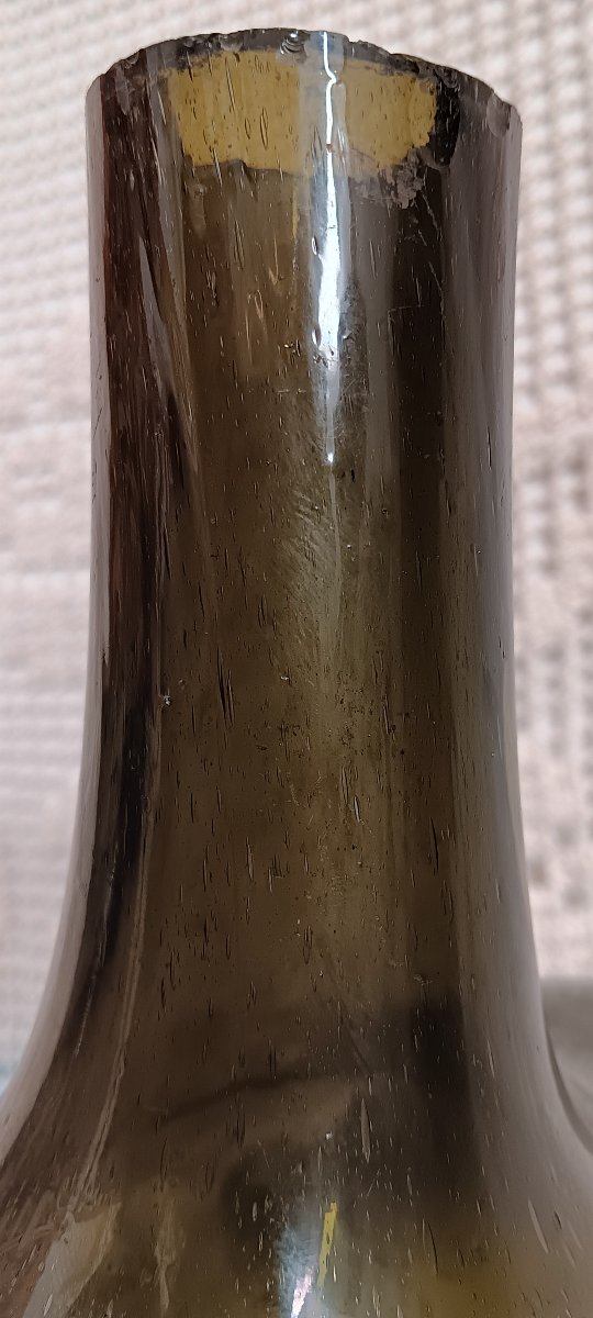 Bouteille oignon fin XVII, Début XVIII siècle-photo-7