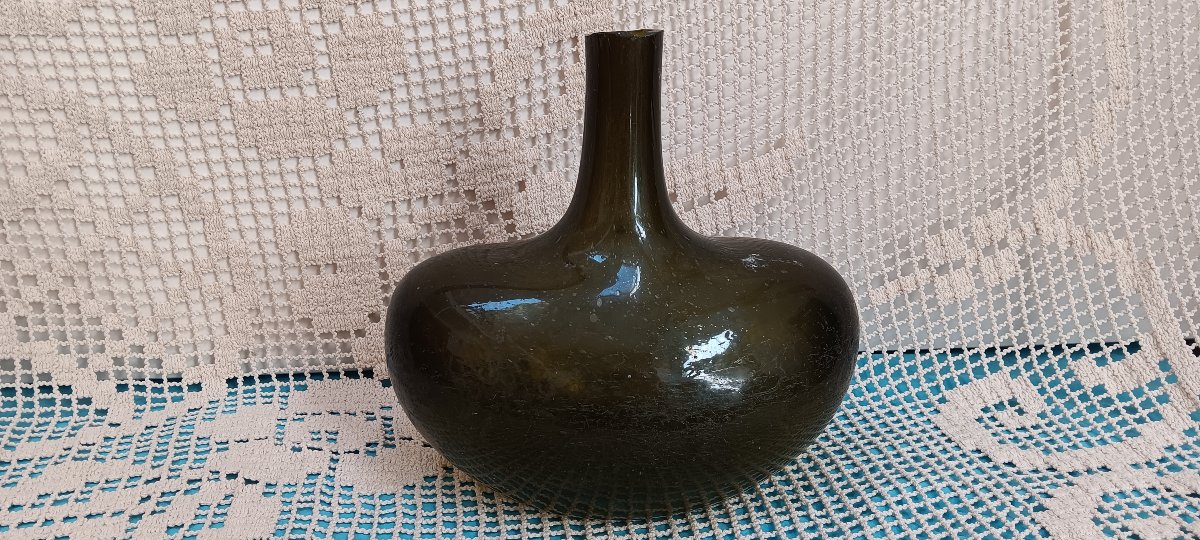 Bouteille oignon fin XVII, Début XVIII siècle