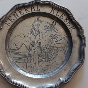 18th Century Pewter Plate From Strasbourg