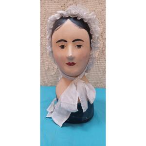 Marotte Danjard XIX Siècle En Papier Maché