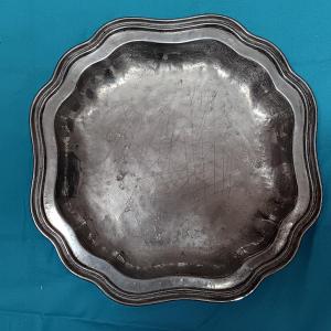 Plat étain fin XVIII siècle