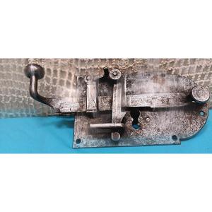 Serrure de porte intérieure fer forgé  - XVIII siècle