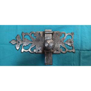 targette fer forgé XVIII ou XIX siècle