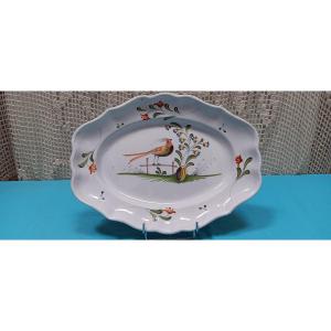 Plat faience d'Epinal - XVIII siècle