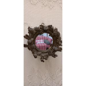 Petit Miroir circulaire d'époque LOUIS XV