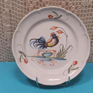 Assiette de LUNEVILLE - Fin XVIII siècle