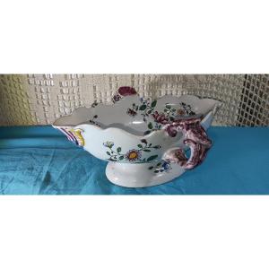 Saucière Paul Hannong Strasbourg - XVIII siècle