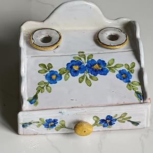 Earthenware Inkwell - Early 19th Century