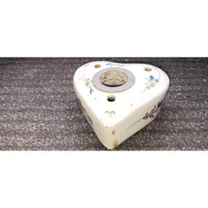 Encrier en faience  - Fin XVIII, Début XIX siècle