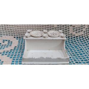 Encrier/écritoire en terre de Lorraine - Début XIX siècle