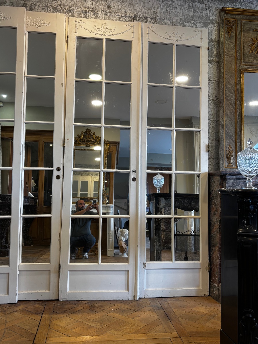 Two Beautiful Pair Of Doors In Very Good Condition Early 20th Century -photo-3