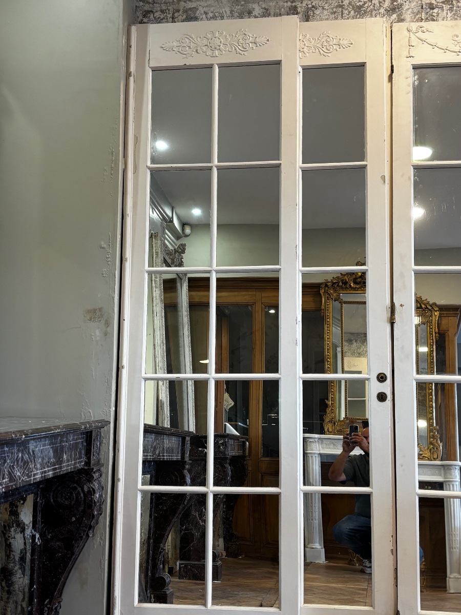 Two Beautiful Pair Of Doors In Very Good Condition Early 20th Century -photo-4