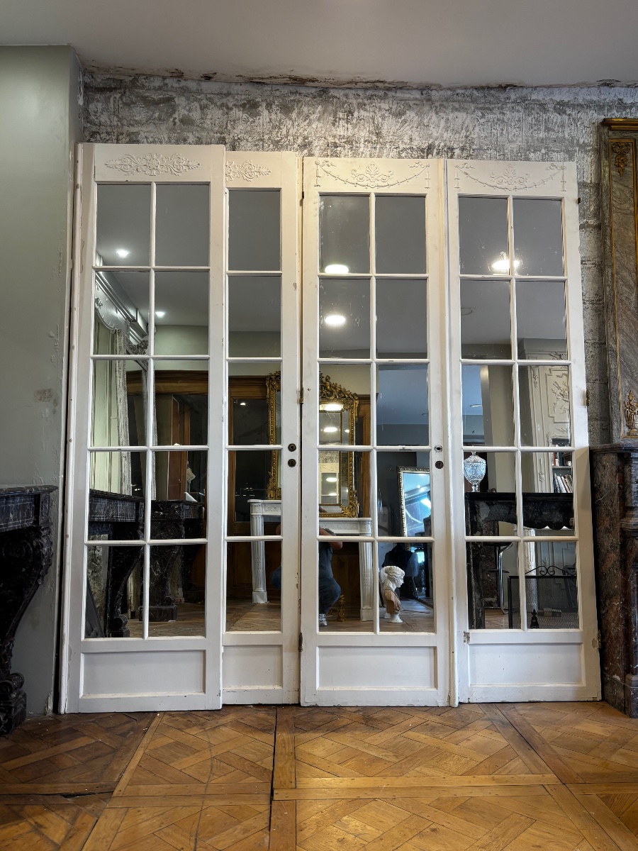 Two Beautiful Pair Of Doors In Very Good Condition Early 20th Century -photo-5