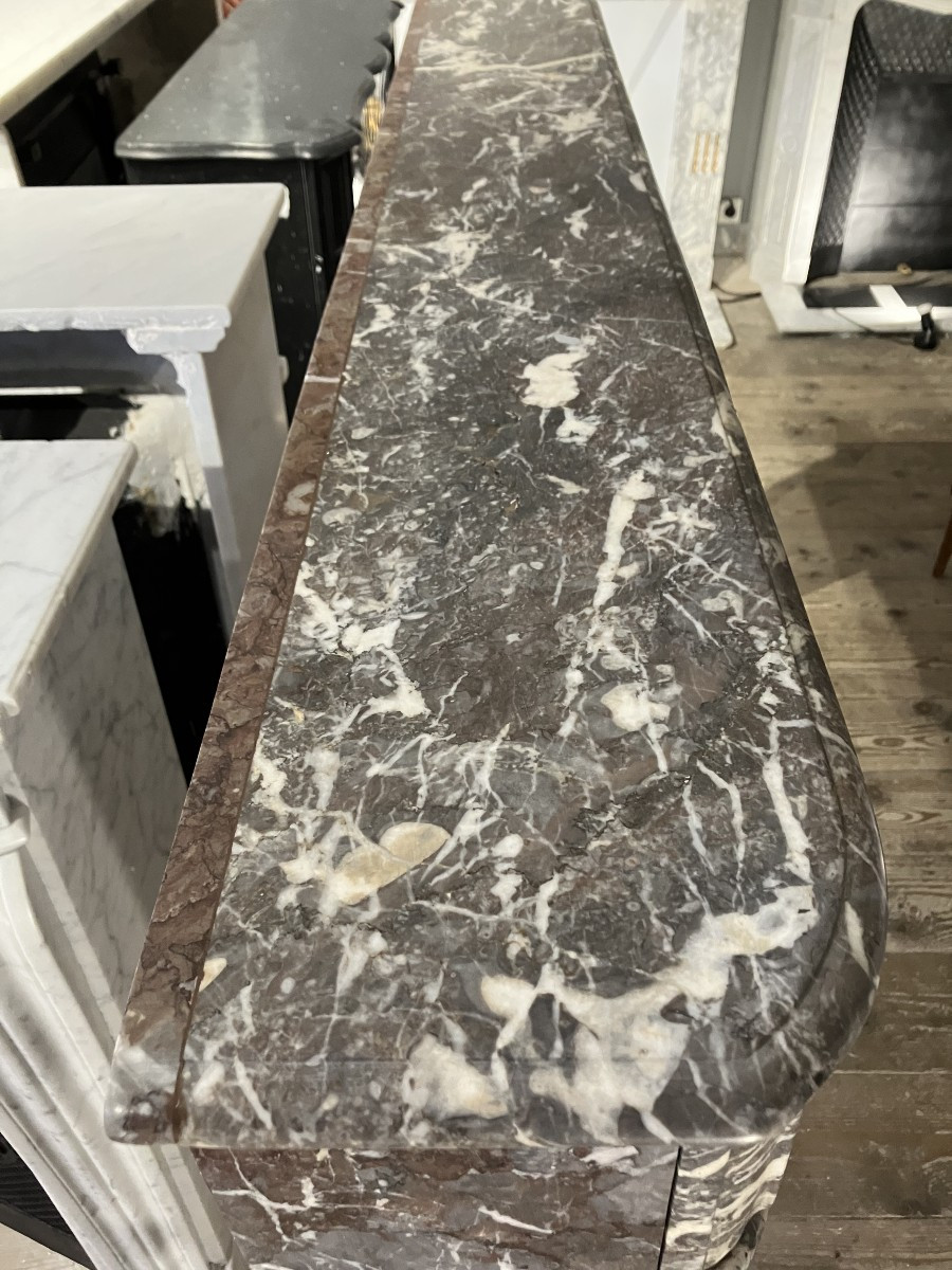 Antique Regence-louis XV Marble Mantel-photo-7