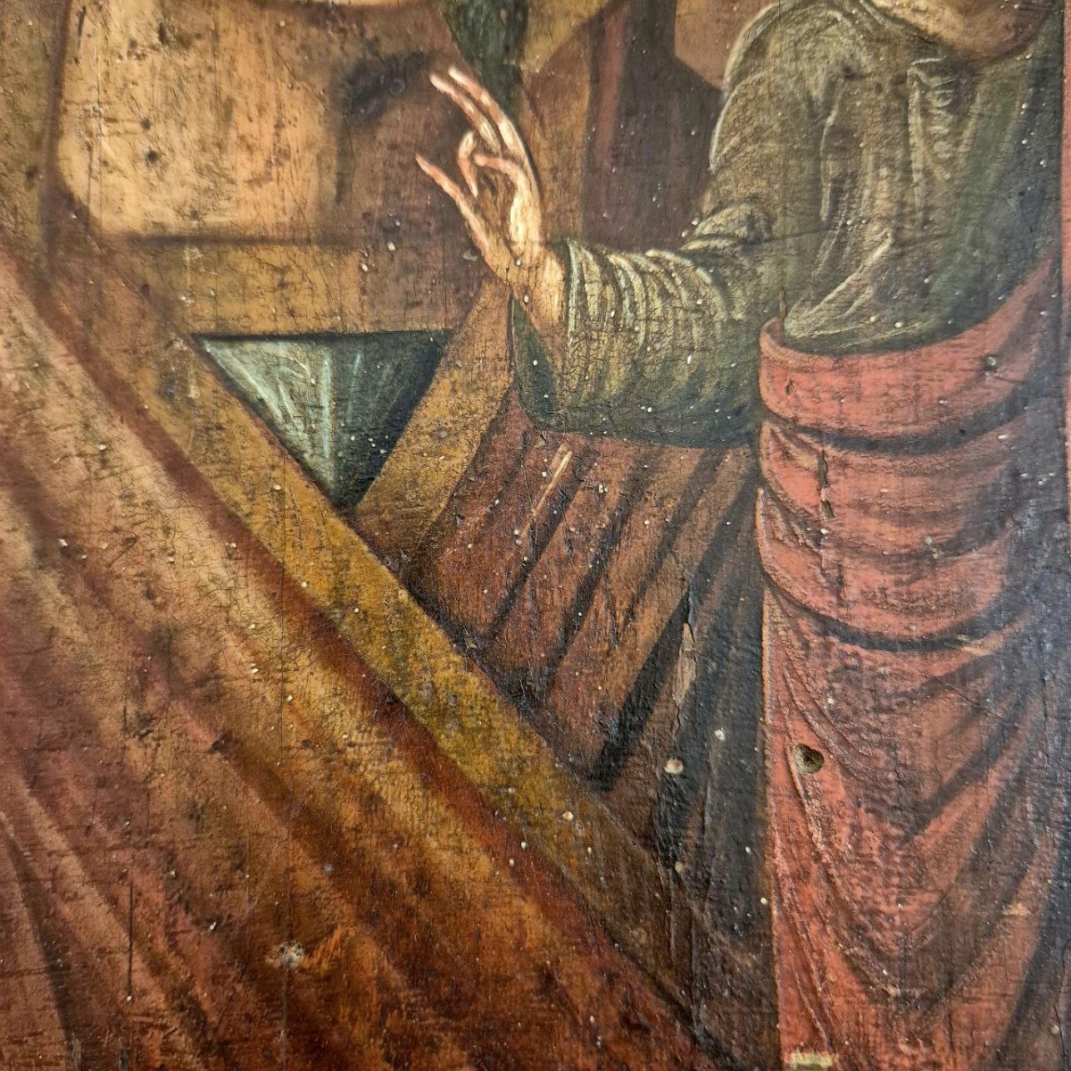 Vierge De Kazan, Icône Russe, Huile Sur Panneau De Bois, XIXème Siècle-photo-5