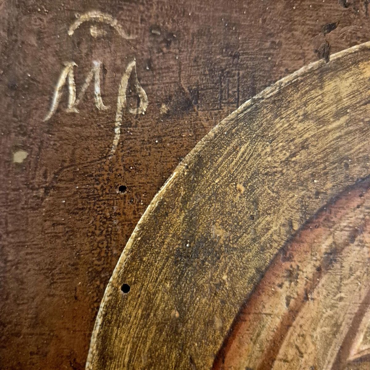 Vierge De Kazan, Icône Russe, Huile Sur Panneau De Bois, XIXème Siècle-photo-6