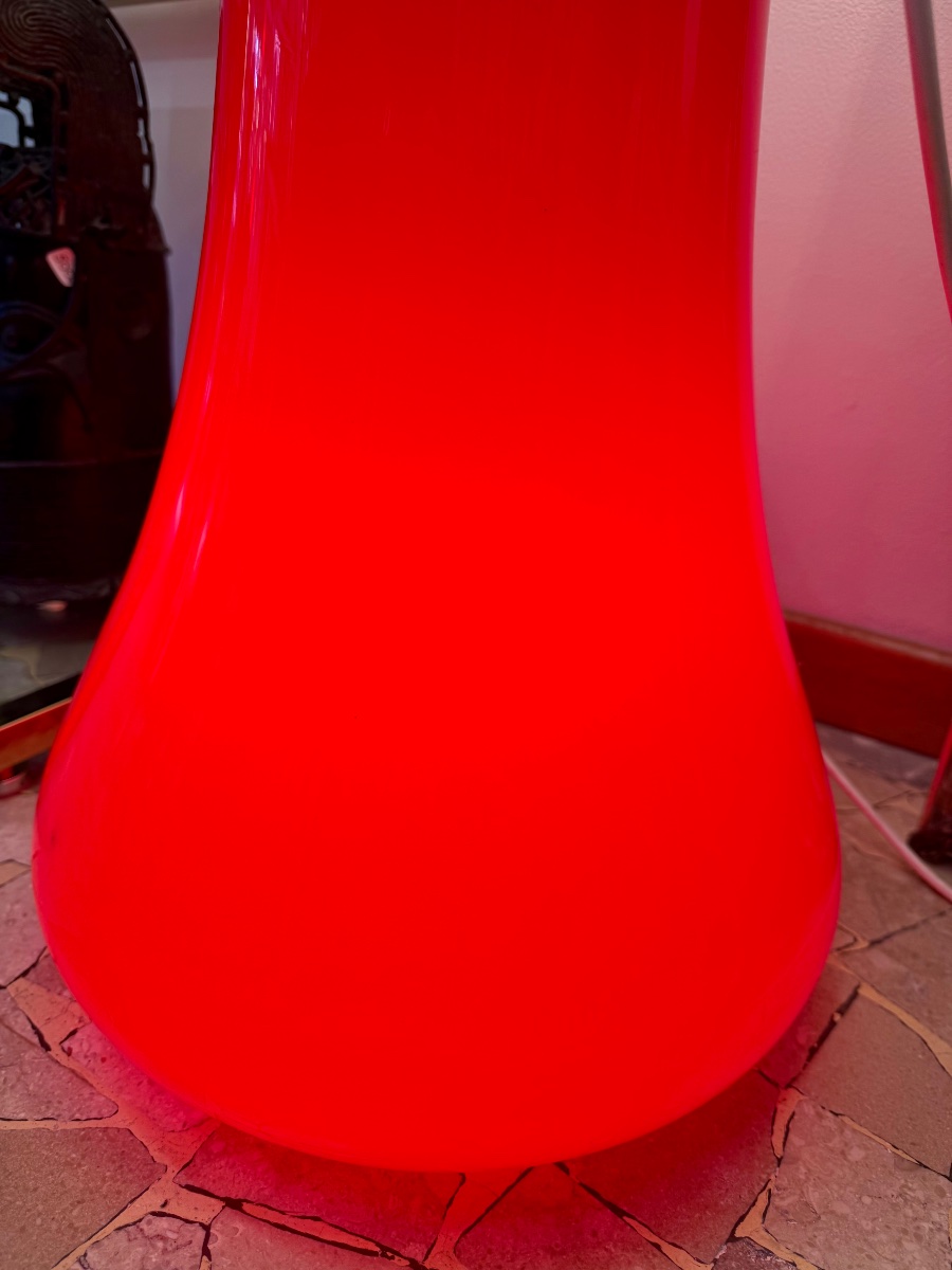 Lampadaire en verre de Murano “Birillo” années 1960, Space âge -photo-4