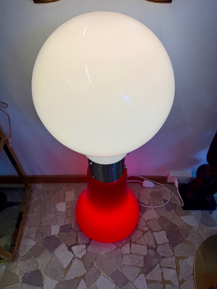 Lampadaire en verre de Murano “Birillo” années 1960, Space âge -photo-2