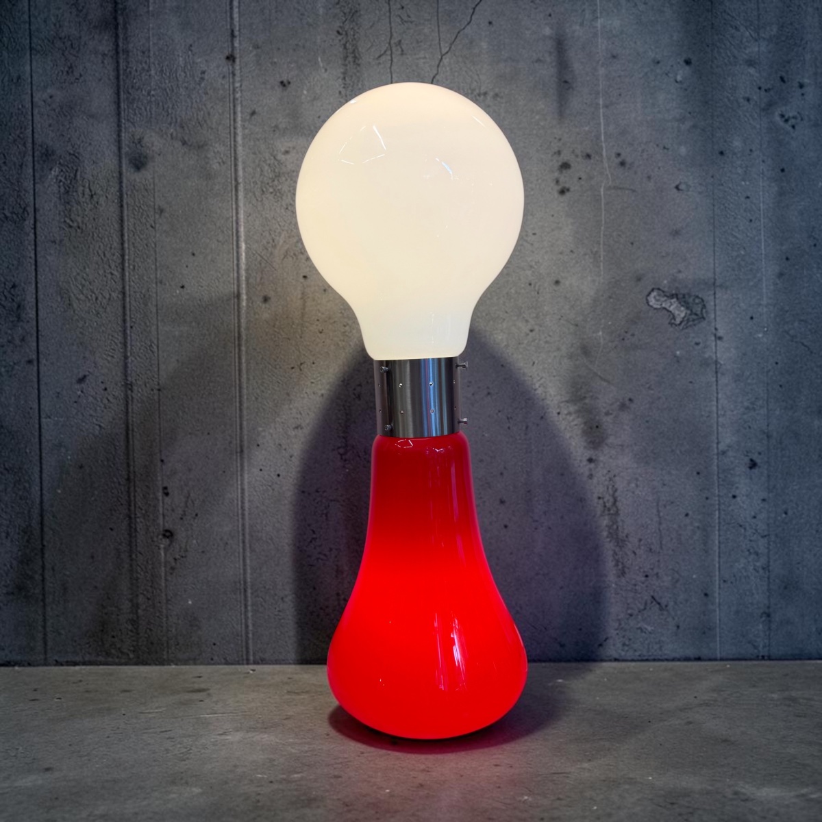 Lampadaire en verre de Murano “Birillo” années 1960, Space âge -photo-8