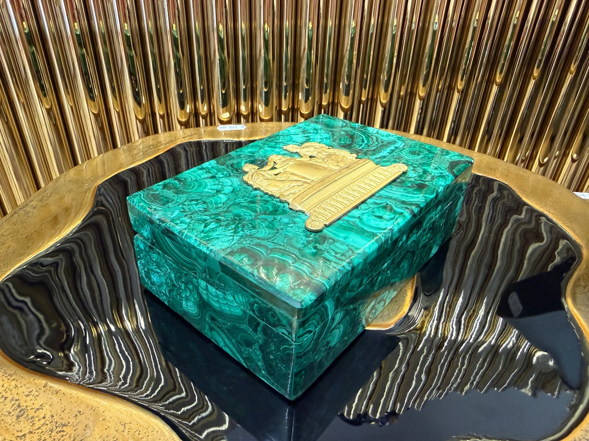 Malachite Box In The Fabergé Style -photo-2