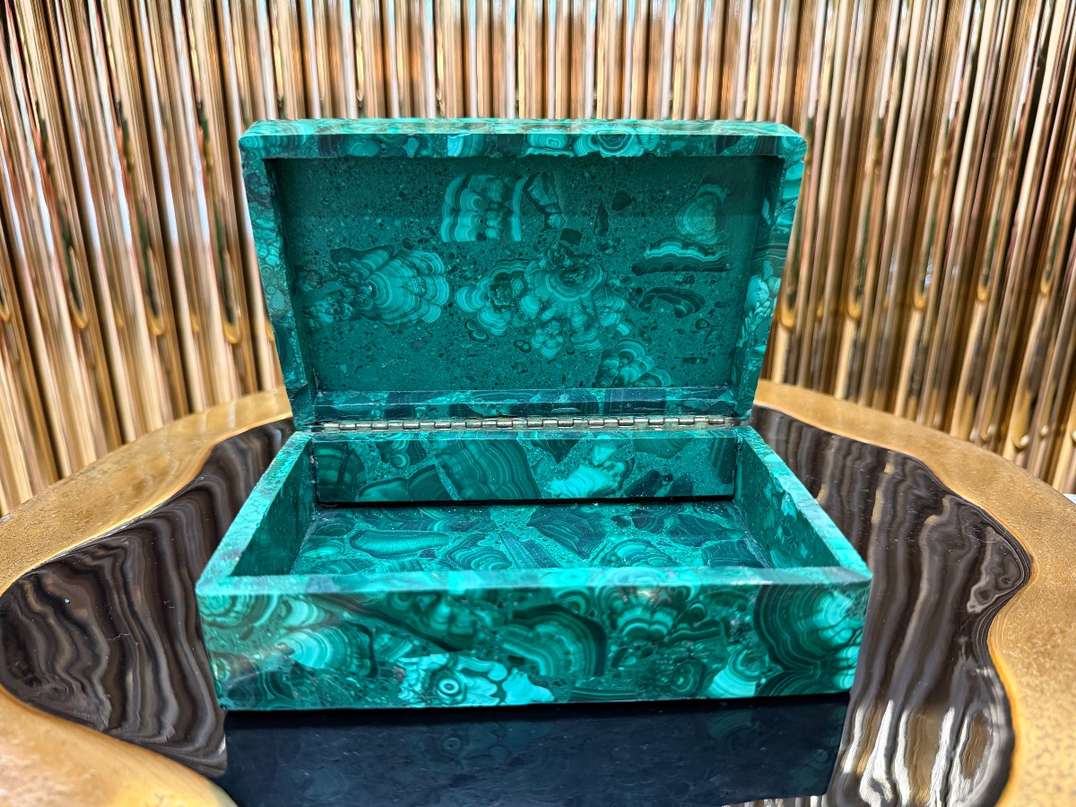 Malachite Box In The Fabergé Style -photo-1