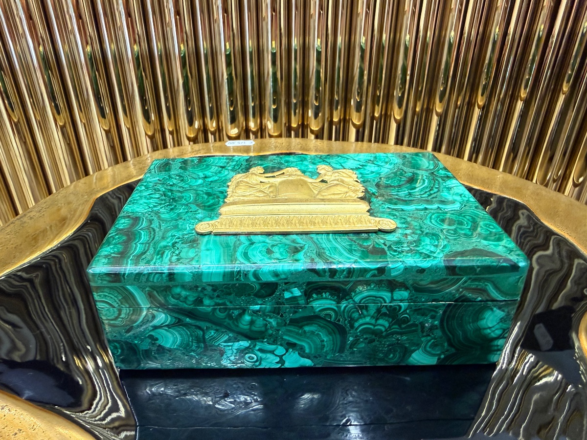 Malachite Box In The Fabergé Style -photo-2
