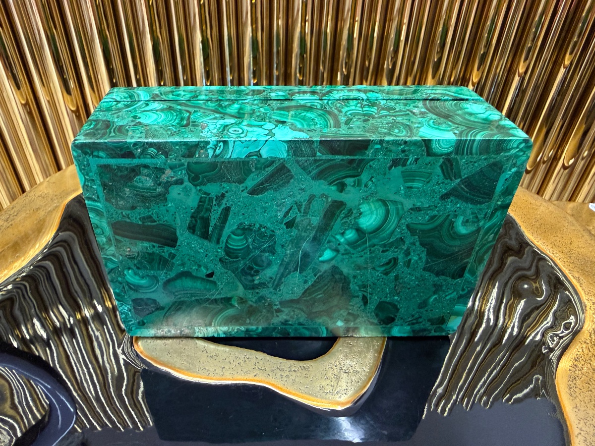 Malachite Box In The Fabergé Style -photo-4