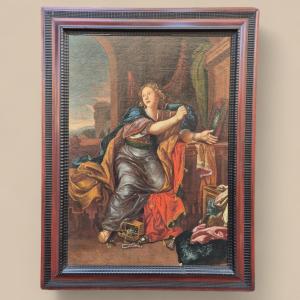 Sainte Marie-Madeleine renonçant aux vanités du monde, d’d’après Charles Le Brun, 18ème siècle