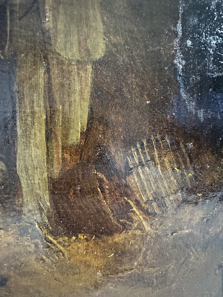 Alexandre Defaux (1826-1900) Huile sur toile -  Cheval à l'écurie / Provenance-photo-8