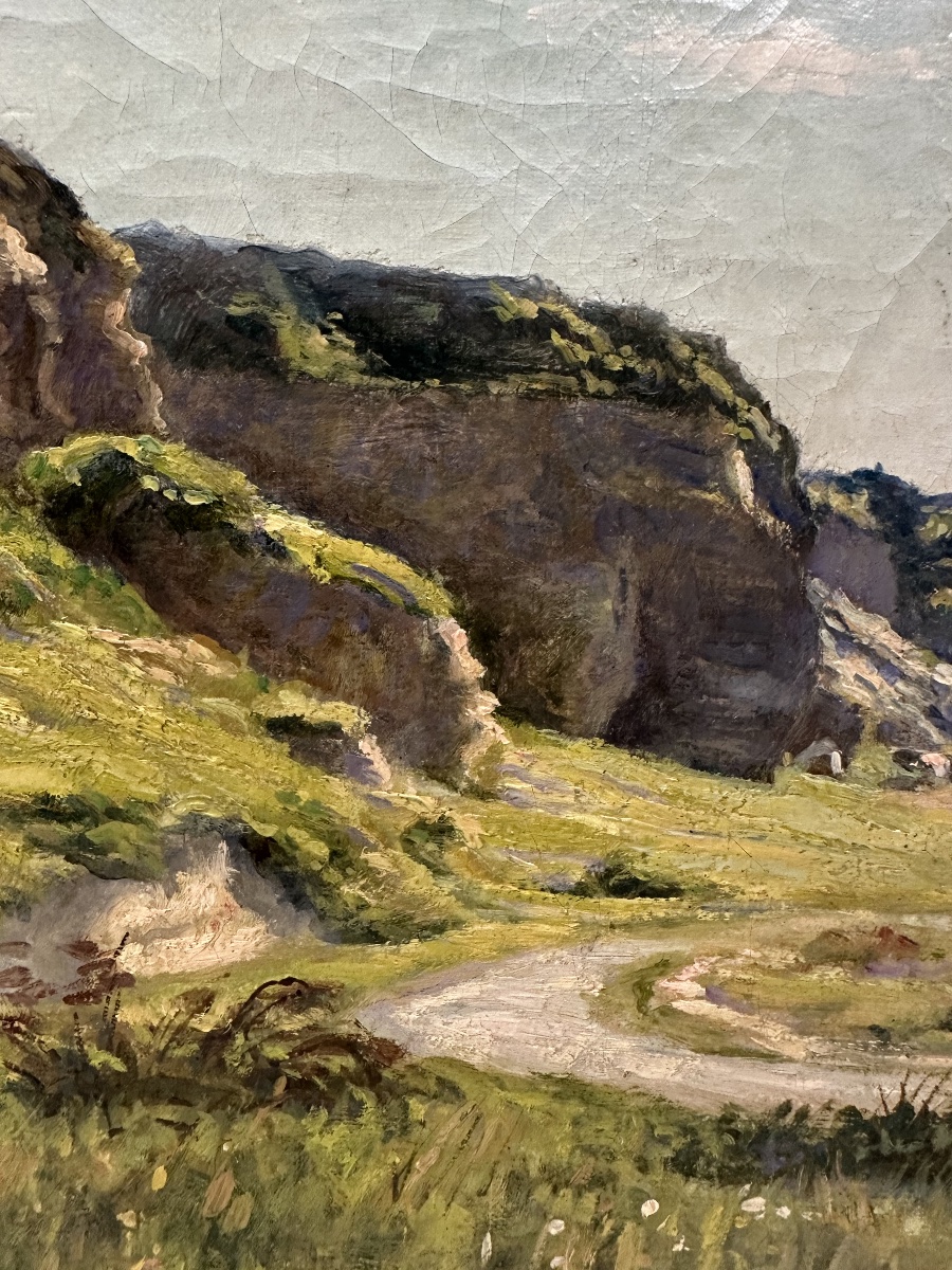 Jean-georges Pasquet (1851–1936) The Biarritz Lighthouse And The Beach In The Basque Country-photo-5