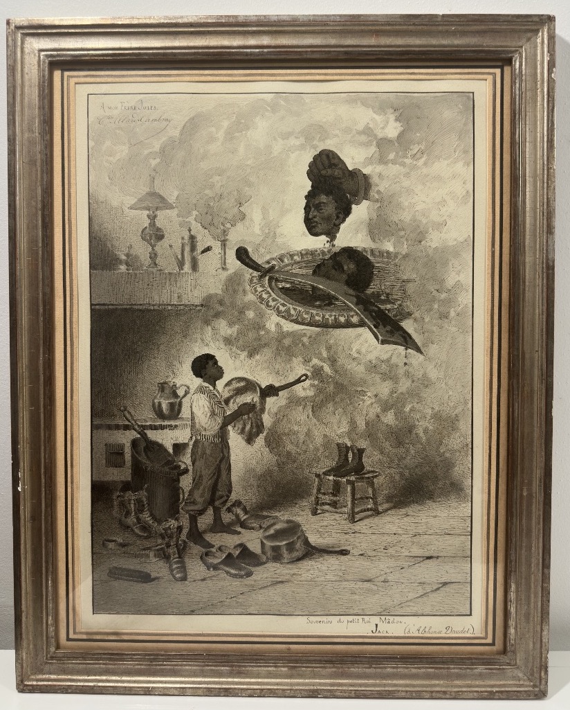 Célestin Allard-cambray (19th C.) - Original Drawing For Daudet's "jack"-photo-3