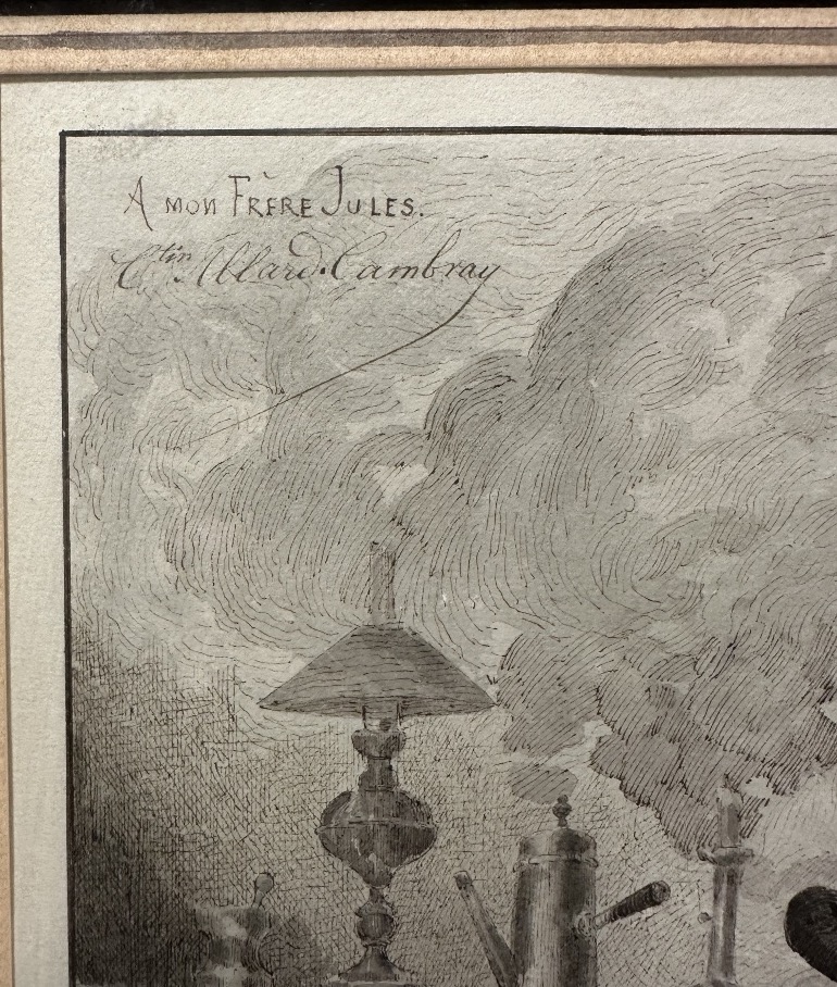 Célestin Allard-cambray (19th C.) - Original Drawing For Daudet's "jack"-photo-4