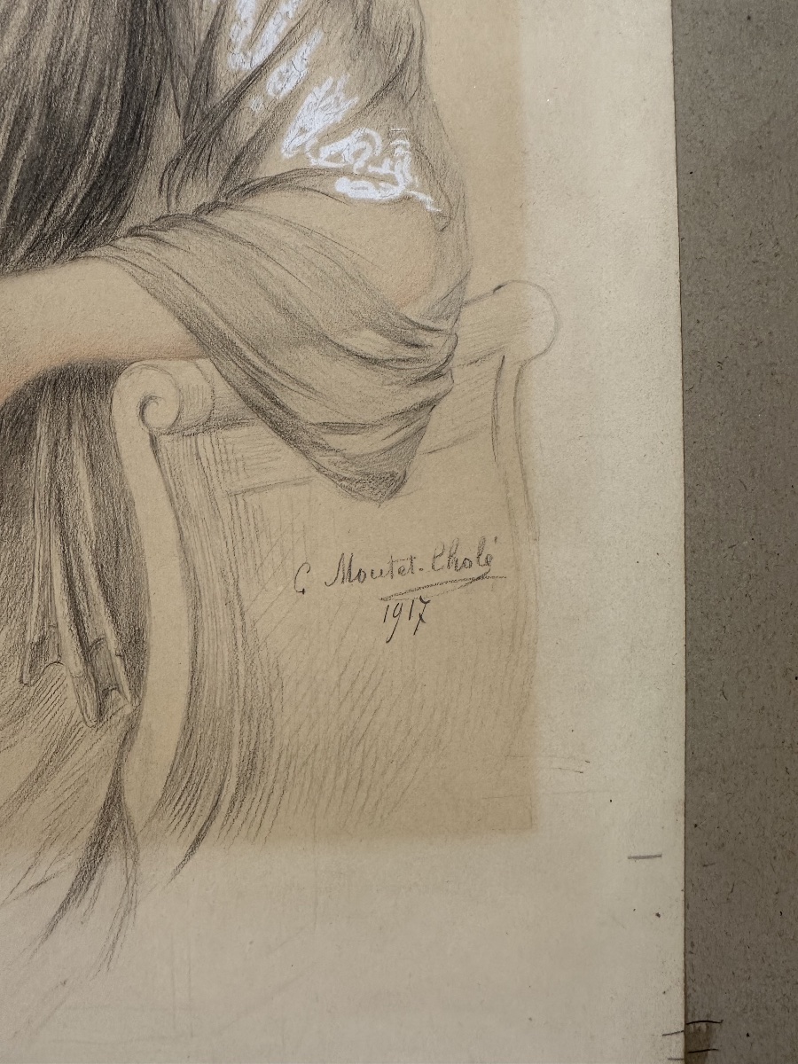 Célestine Moutet-cholé (1843-1930) - Portrait  1917-photo-3