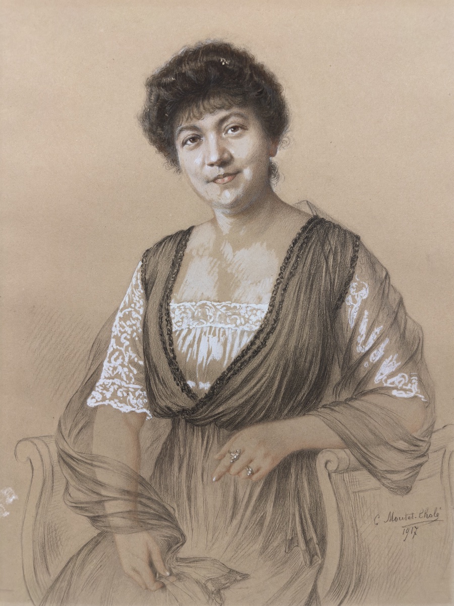 Célestine Moutet-cholé (1843-1930) - Portrait  1917-photo-7