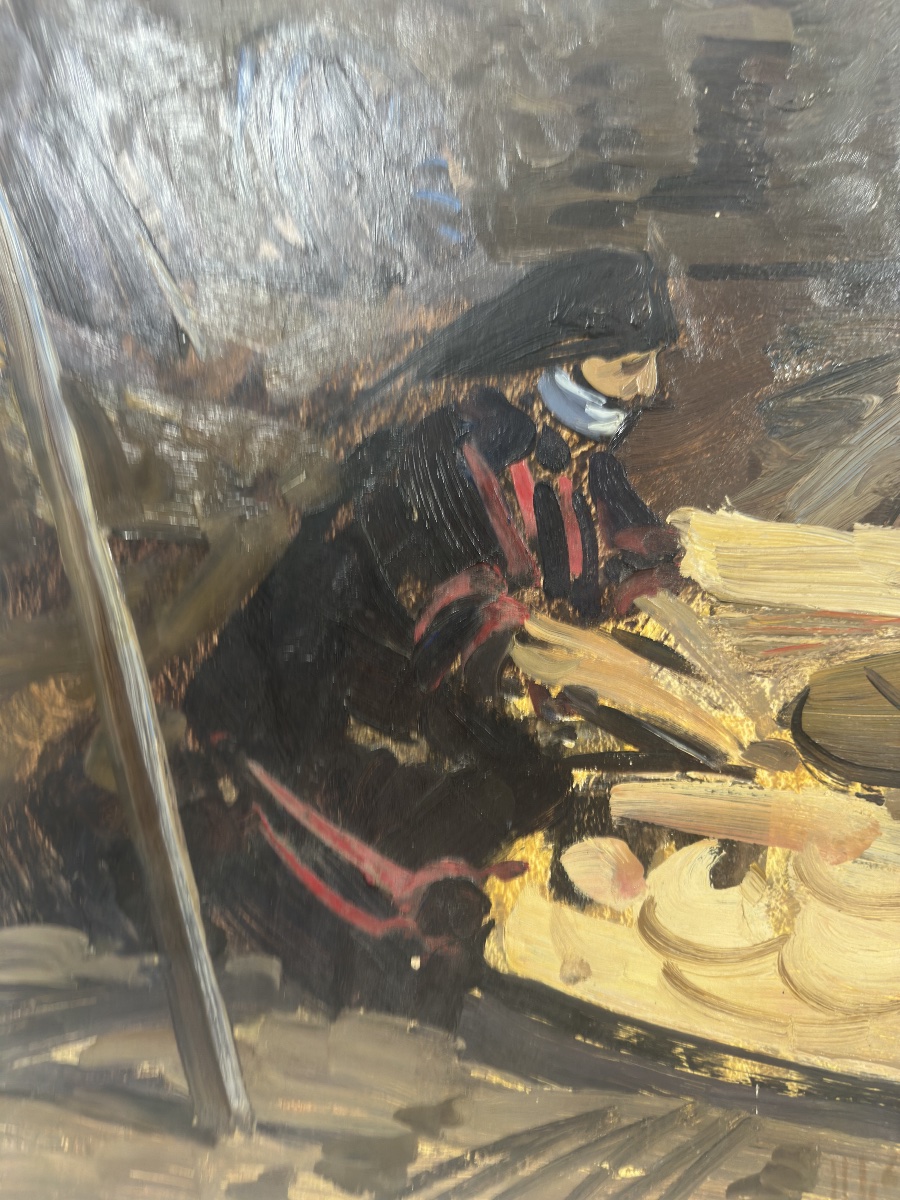 Aram Koupetzian (b. 1928) - Karabakh Women Baking Lavash, 1967-photo-4