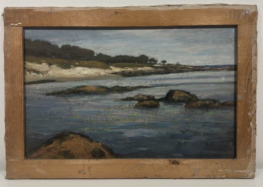Arsène-marie Le Feuvre (sillé-le-guillaume, 1863 – Le Mans, 1936) Coastal View, Cliff Path -photo-4