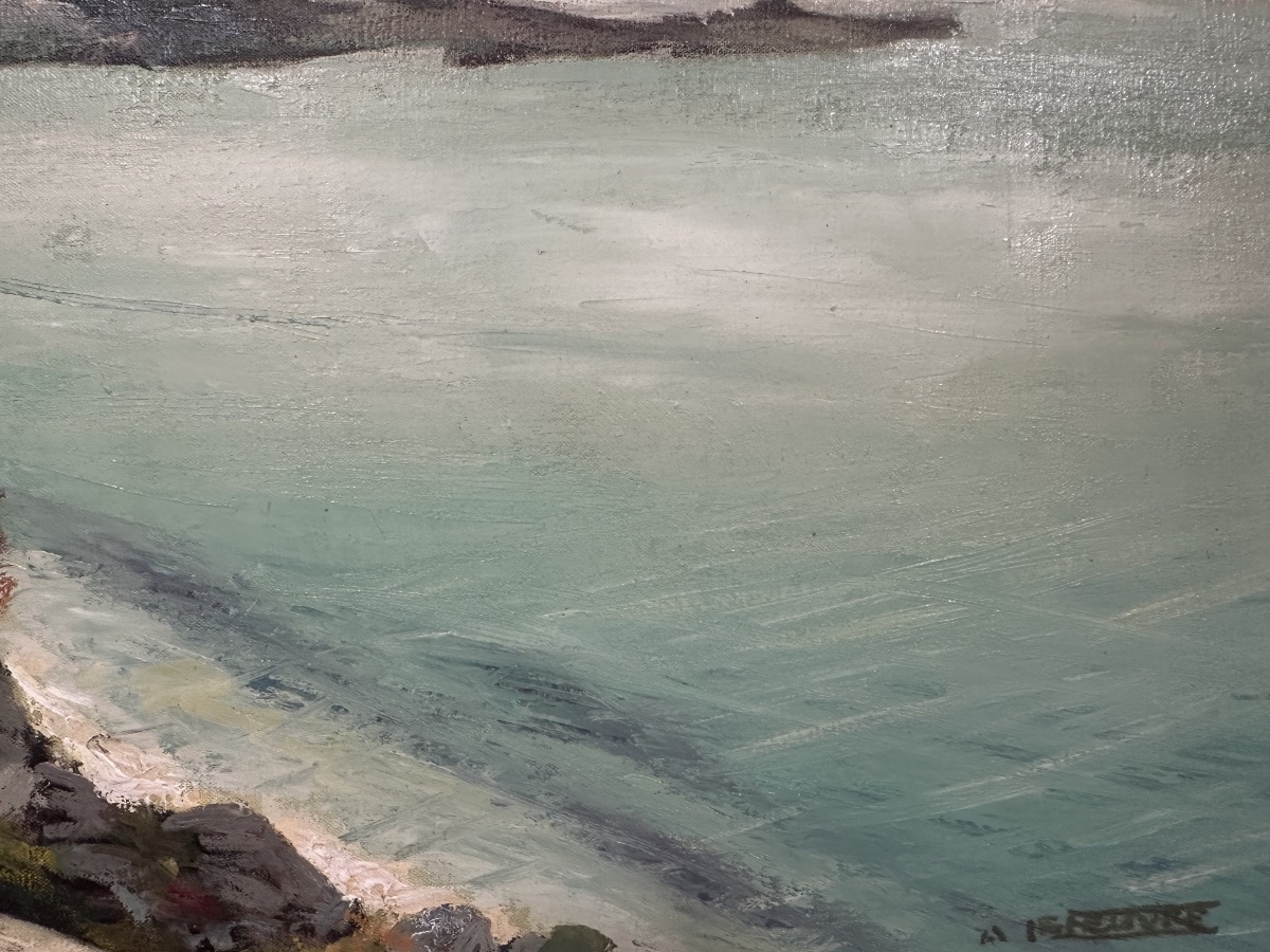 Arsène-marie Le Feuvre (sillé-le-guillaume, 1863 – Le Mans, 1936) Coastal View, Cliff Path -photo-2